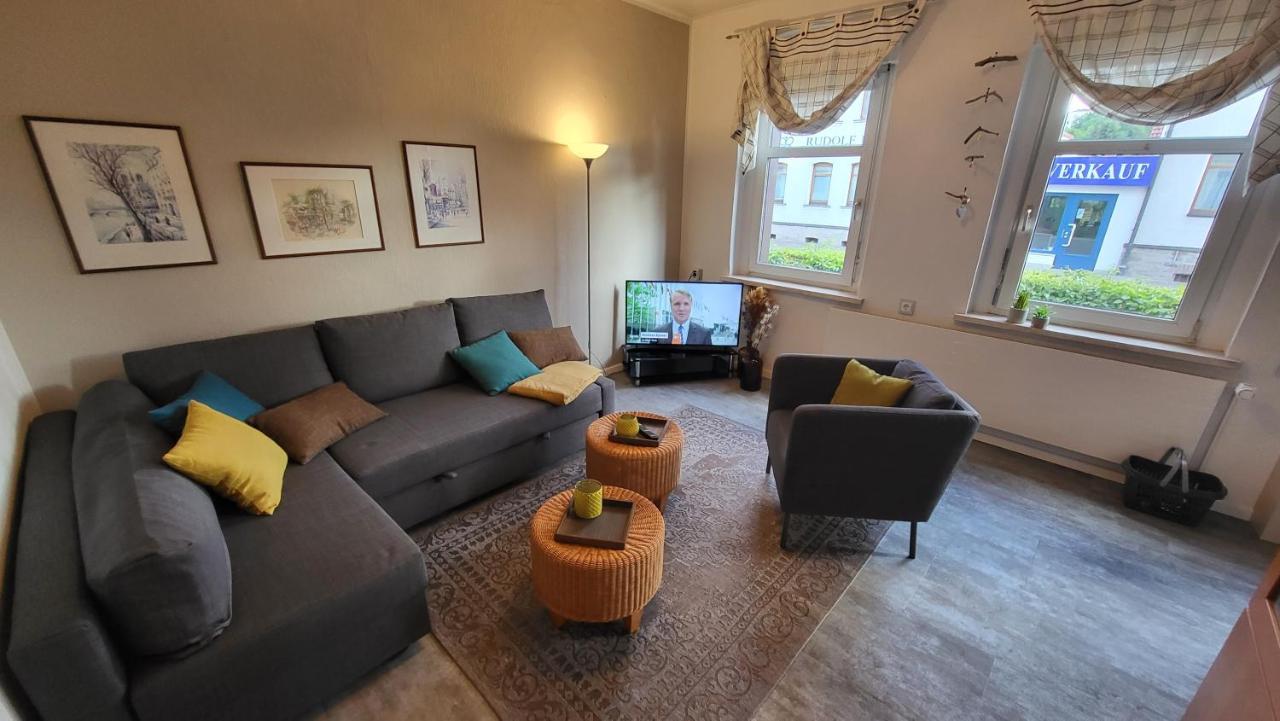 Apartments Am Saalebogen Mit Gartenterrasse, Grillkamin, Freie Parkplaetze Rudolstadt Eksteriør bilde