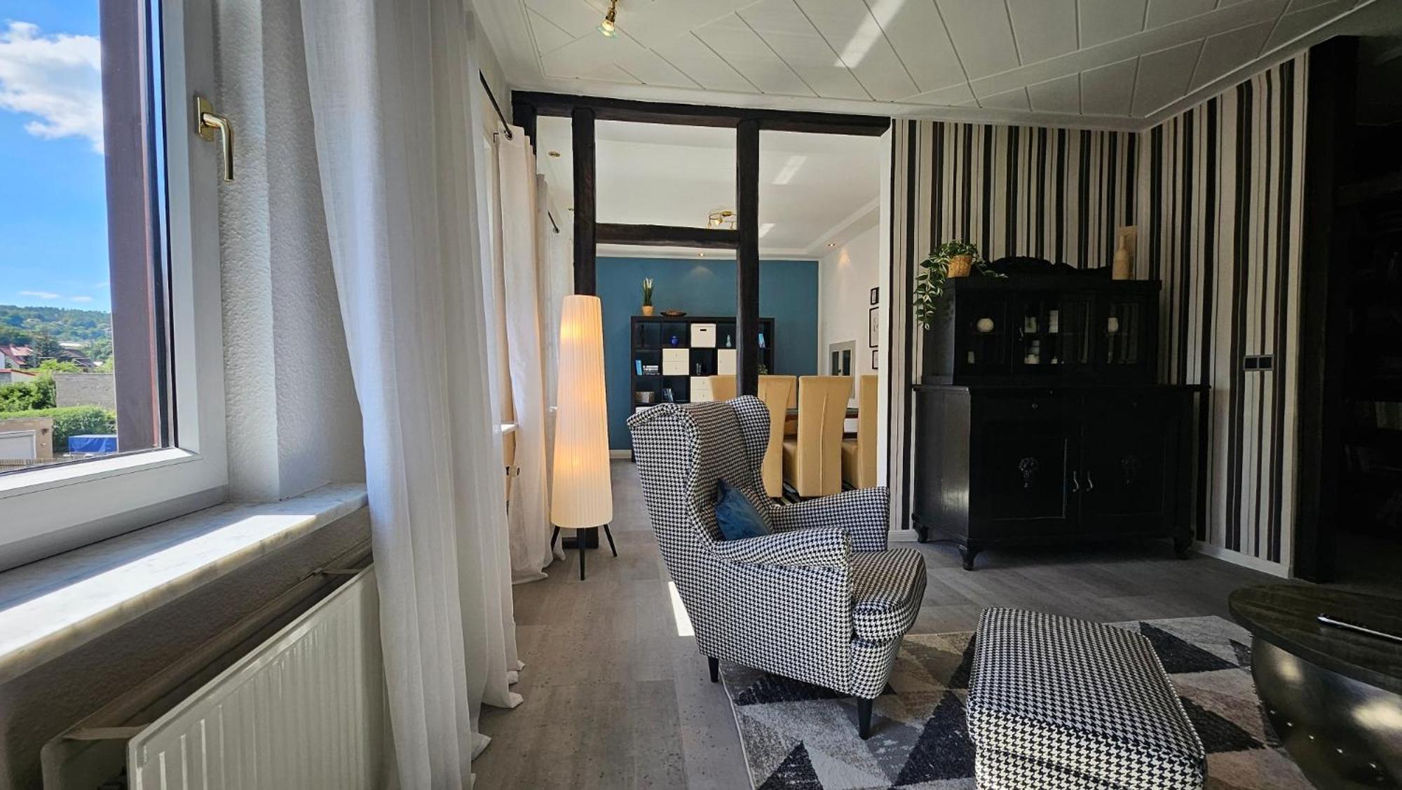 Apartments Am Saalebogen Mit Gartenterrasse, Grillkamin, Freie Parkplaetze Rudolstadt Eksteriør bilde